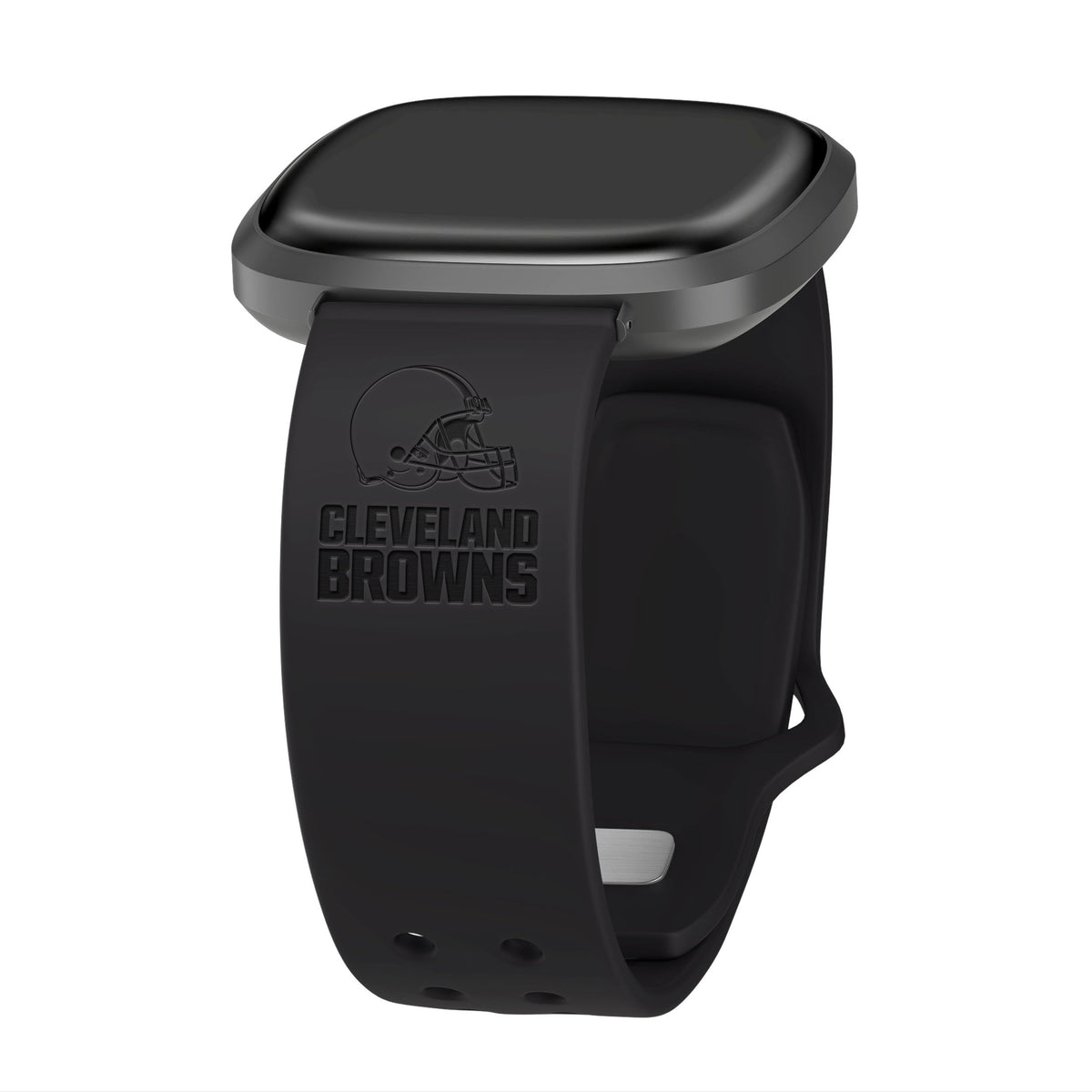 Game Time Cleveland Browns Engraved Silicone Sport Fitbit Watch Band