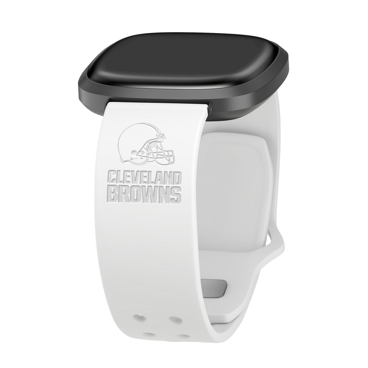 Game Time Cleveland Browns Engraved Silicone Sport Fitbit Watch Band