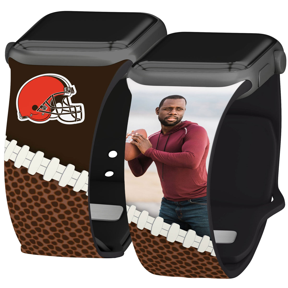 Cleveland Browns Custom Photo HD Apple Watch Band