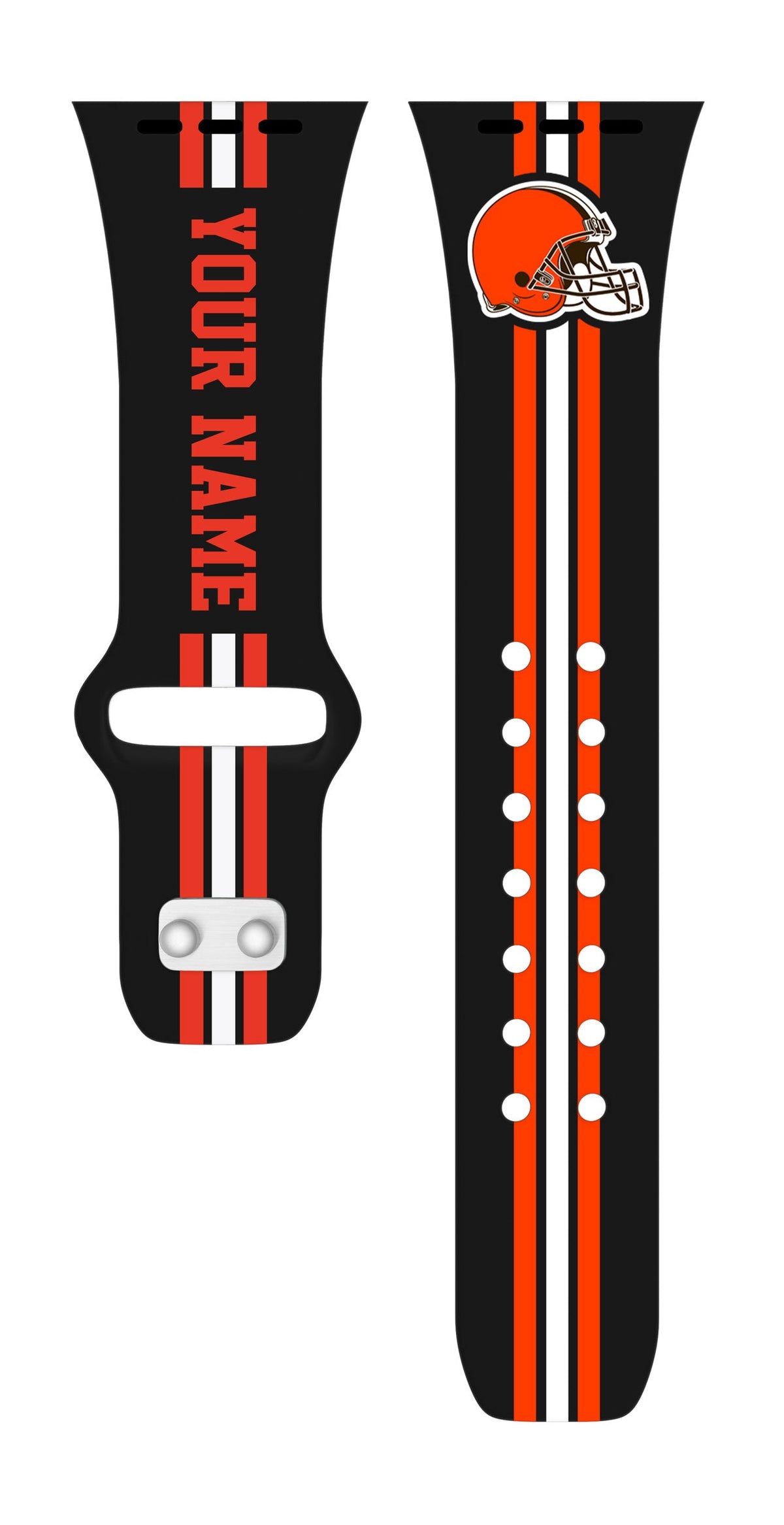 Cleveland Browns Custom Name HD Apple Watch Band