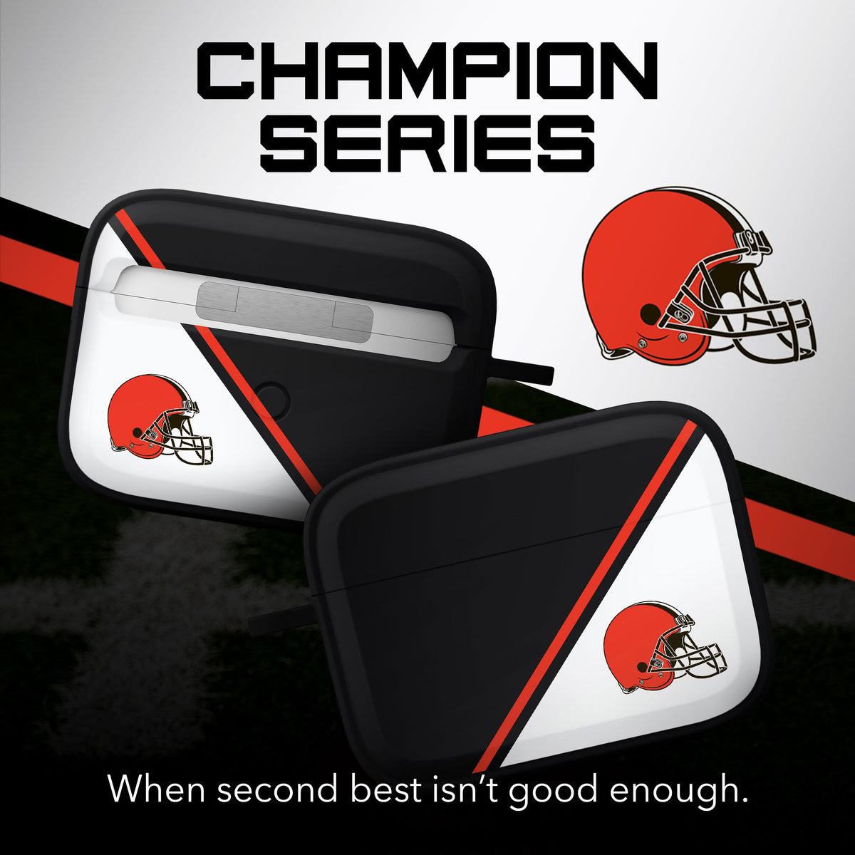 Cleveland Browns HDX Champion Series Case Cover Compatible with Apple AirPods Pro