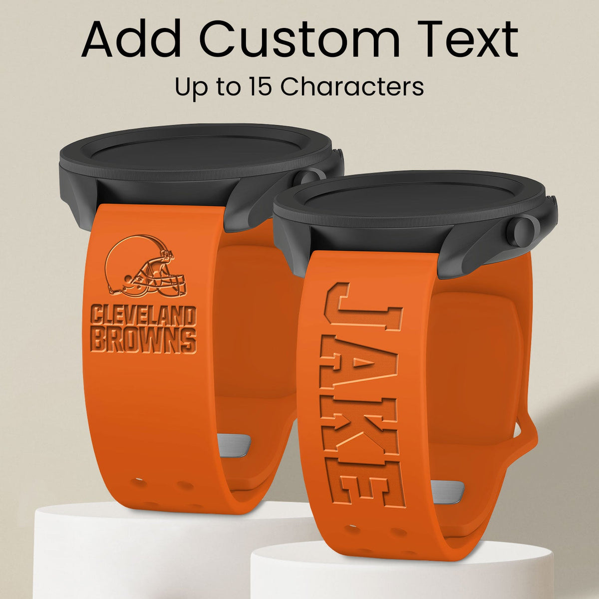 Cleveland Browns Custom Engraved Samsung Galaxy Watch Band