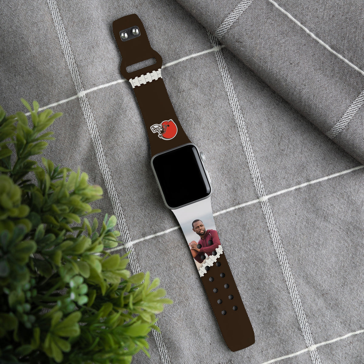 Cleveland Browns Custom Photo HD Apple Watch Band