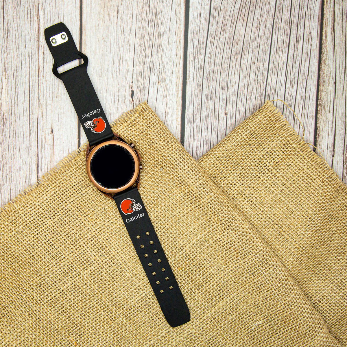 GAME TIME Cleveland Browns Custom Name HD Quick Change Watch Band