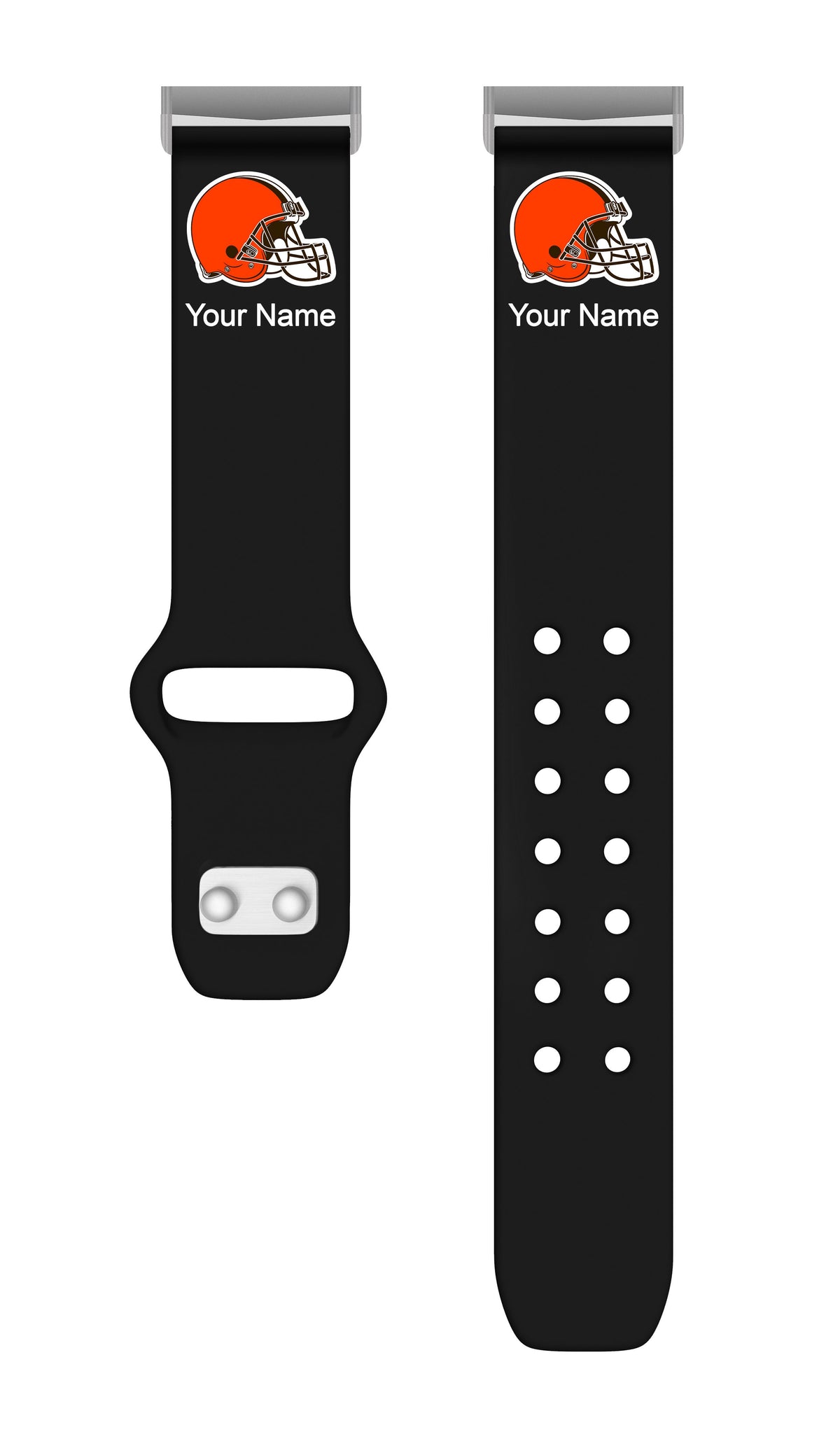 GAME TIME Cleveland Browns Custom Name HD FitBit Versa 3 &amp; Sense Watch Band