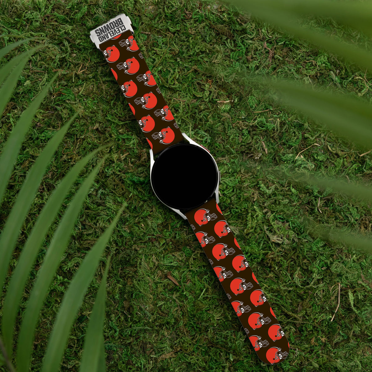 Game Time Cleveland Browns Signature Series Quick Change Watch Band With Engraved Buckle