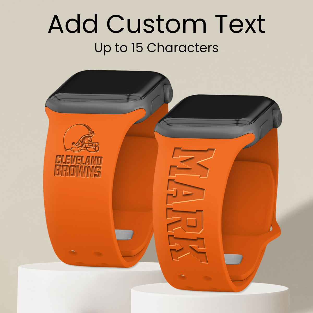 Cleveland Browns Custom Engraved Apple Watch Band