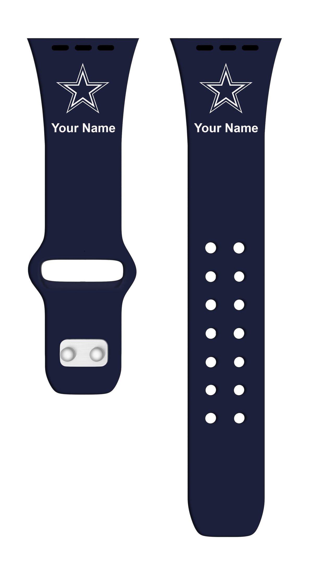 Dallas Cowboys Custom Name HD Apple Watch Band