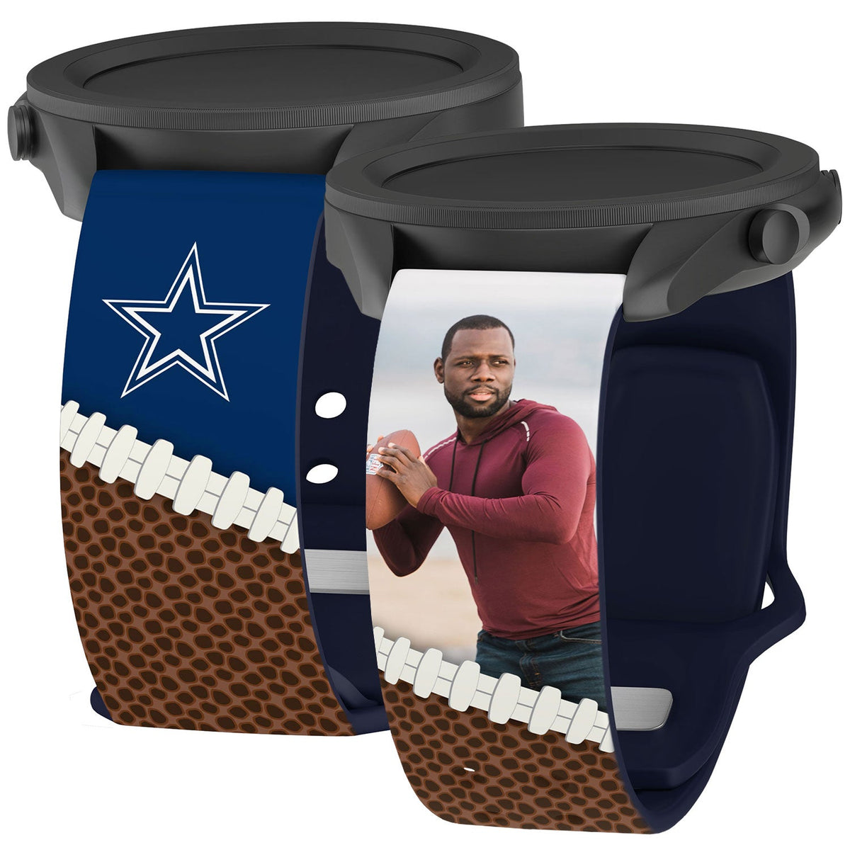 Dallas Cowboys Custom Photo HD Samsung Galaxy Watch Band