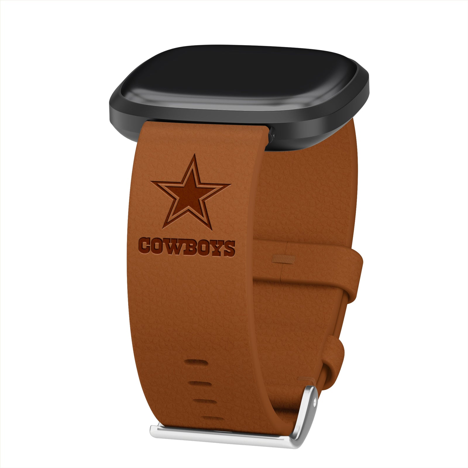 Dallas Cowboys Leather Fitbit Versa 3 & Sense 1 Watch Band