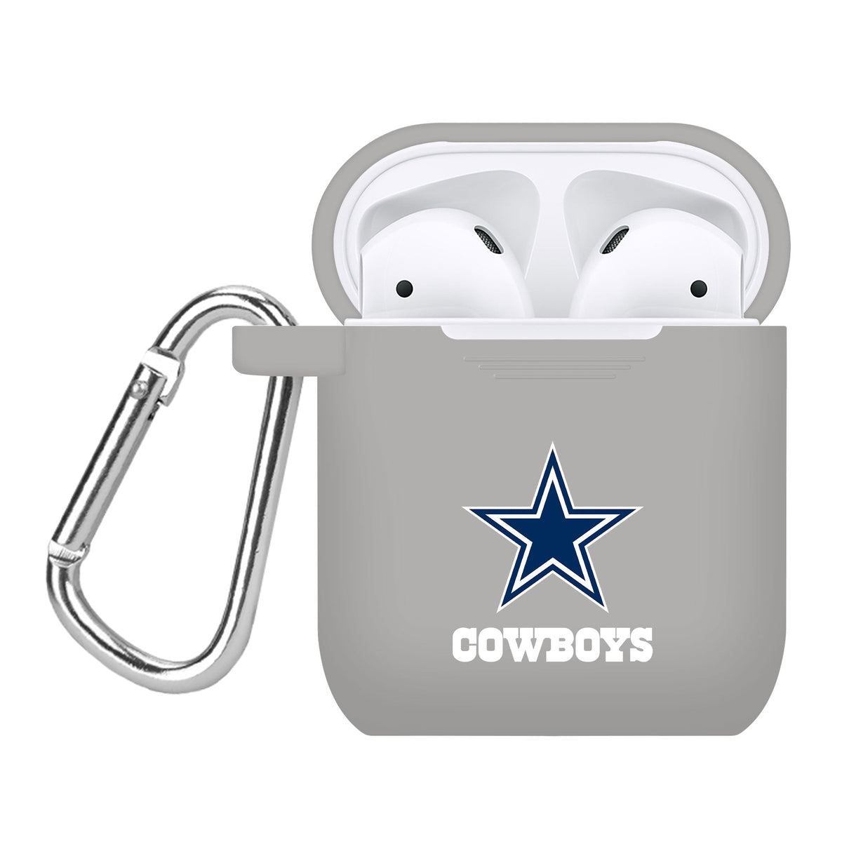 Game Time Dallas Cowboys Silicone Case Cover for Apple AirPods Gen 1 &amp; 2 Battery Case