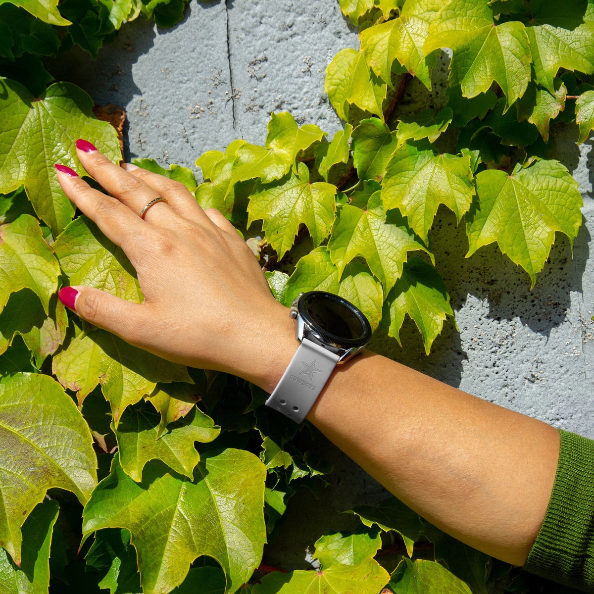 Dallas Cowboys Engraved Silicone Watch Bands - Game Time