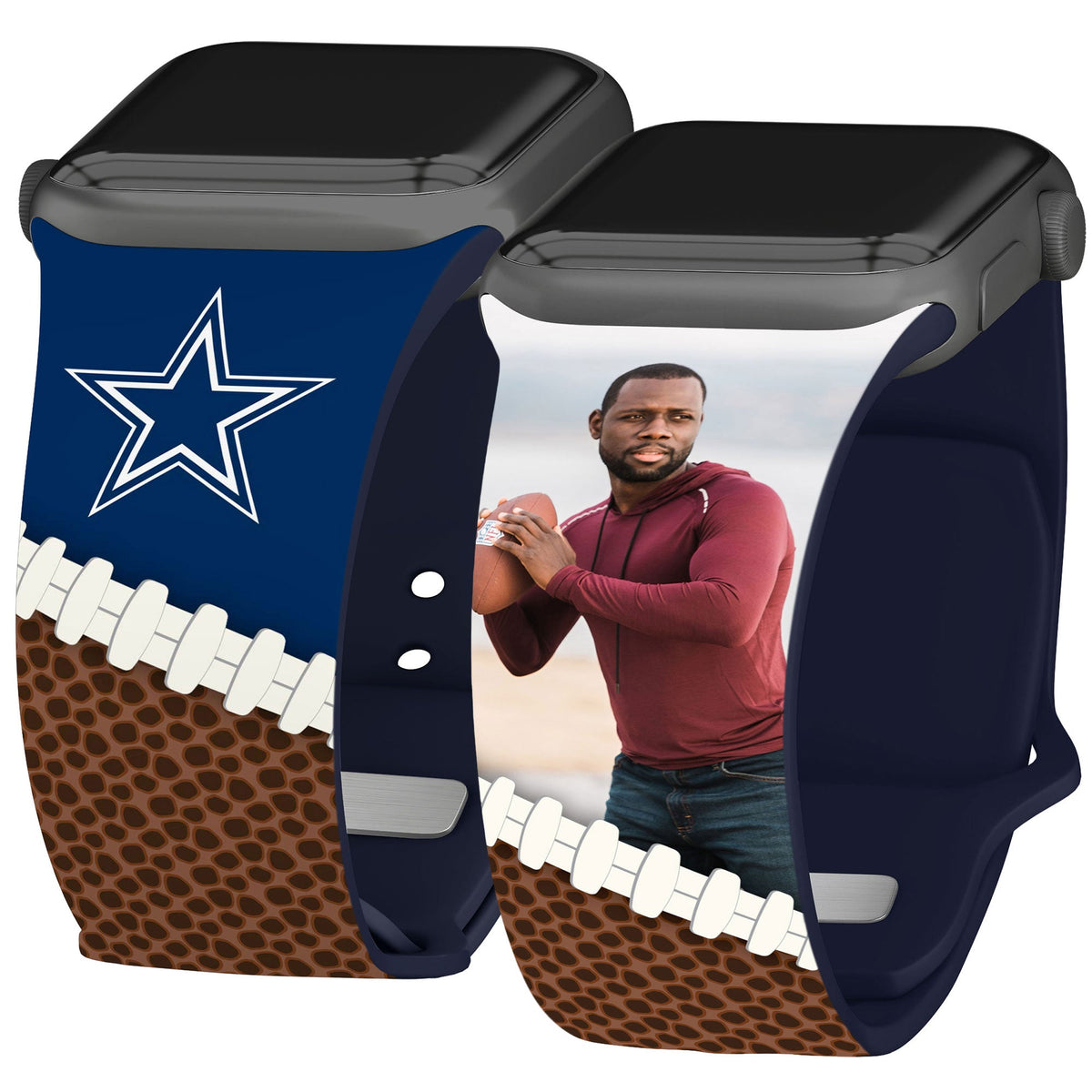 Dallas Cowboys Custom Photo HD Apple Watch Band