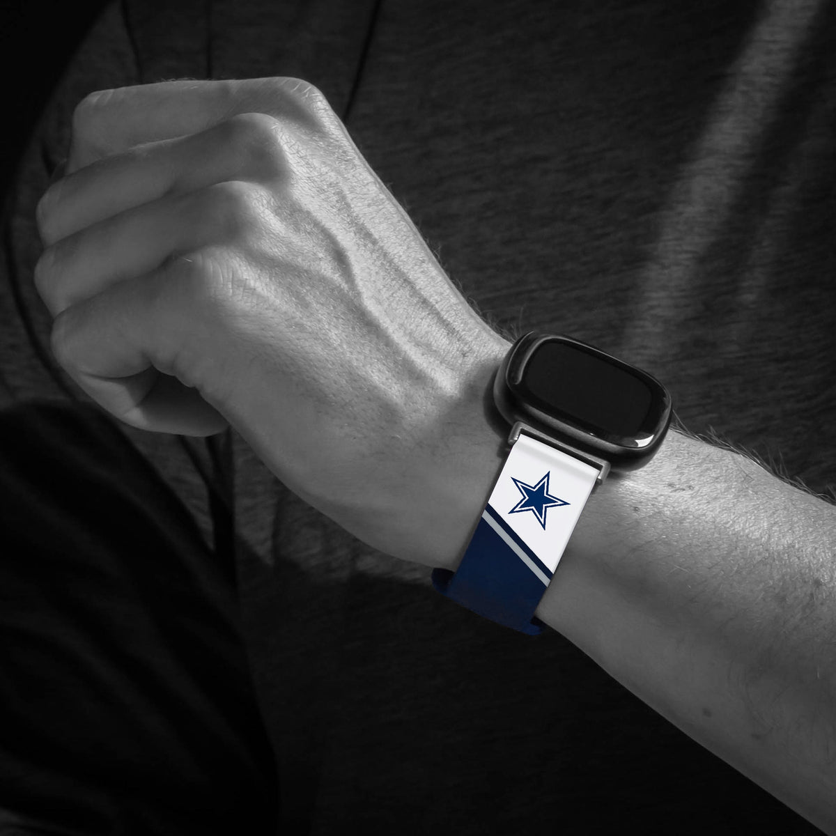 Dallas Cowboys HD Champion Series Fitbit Versa 3 &amp; Sense 1 Watch Band