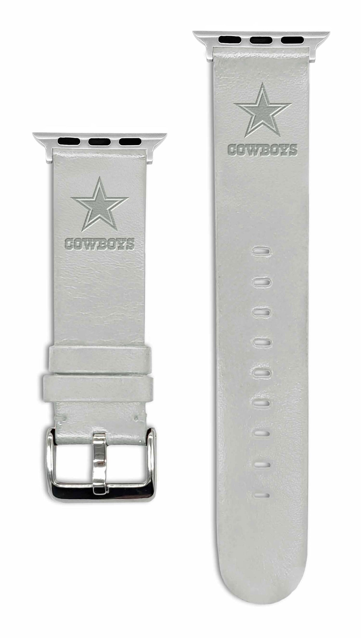 Game Time Dallas Cowboys Apple Leather Watch Band - USA Sewn