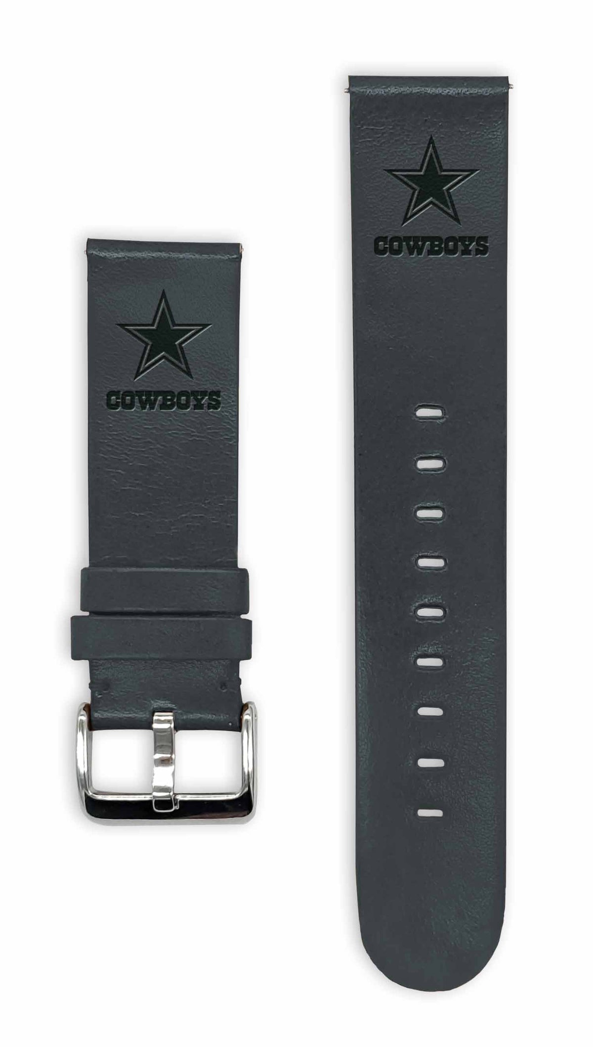 Dallas Cowboys Quick Change Leather Watch Band - USA Sewn - AffinityBands
