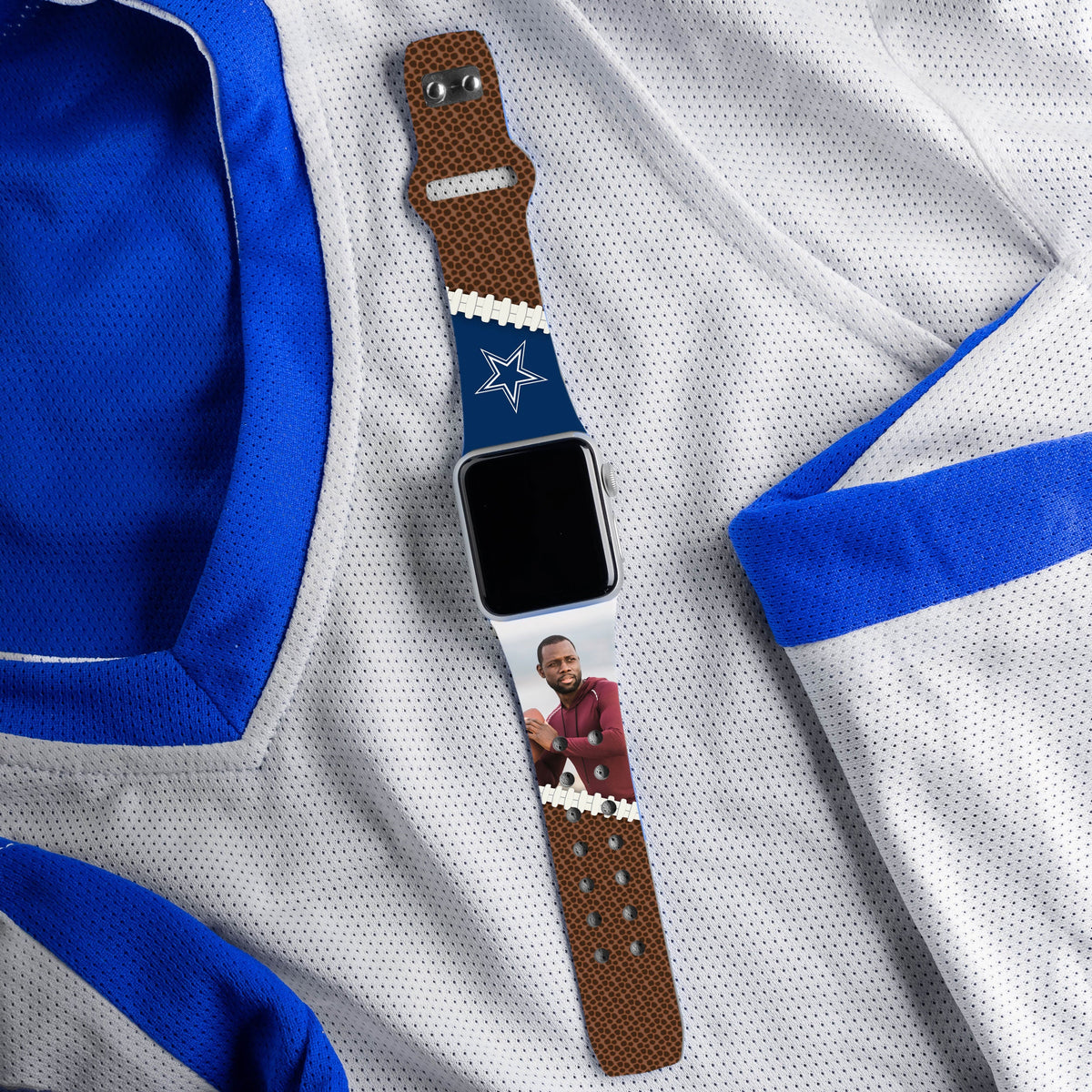 Dallas Cowboys Custom Photo HD Apple Watch Band