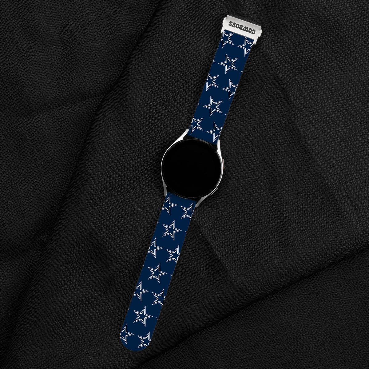 Game Time Dallas Cowboys Signature Series Quick Change Watch Band With Engraved Buckle