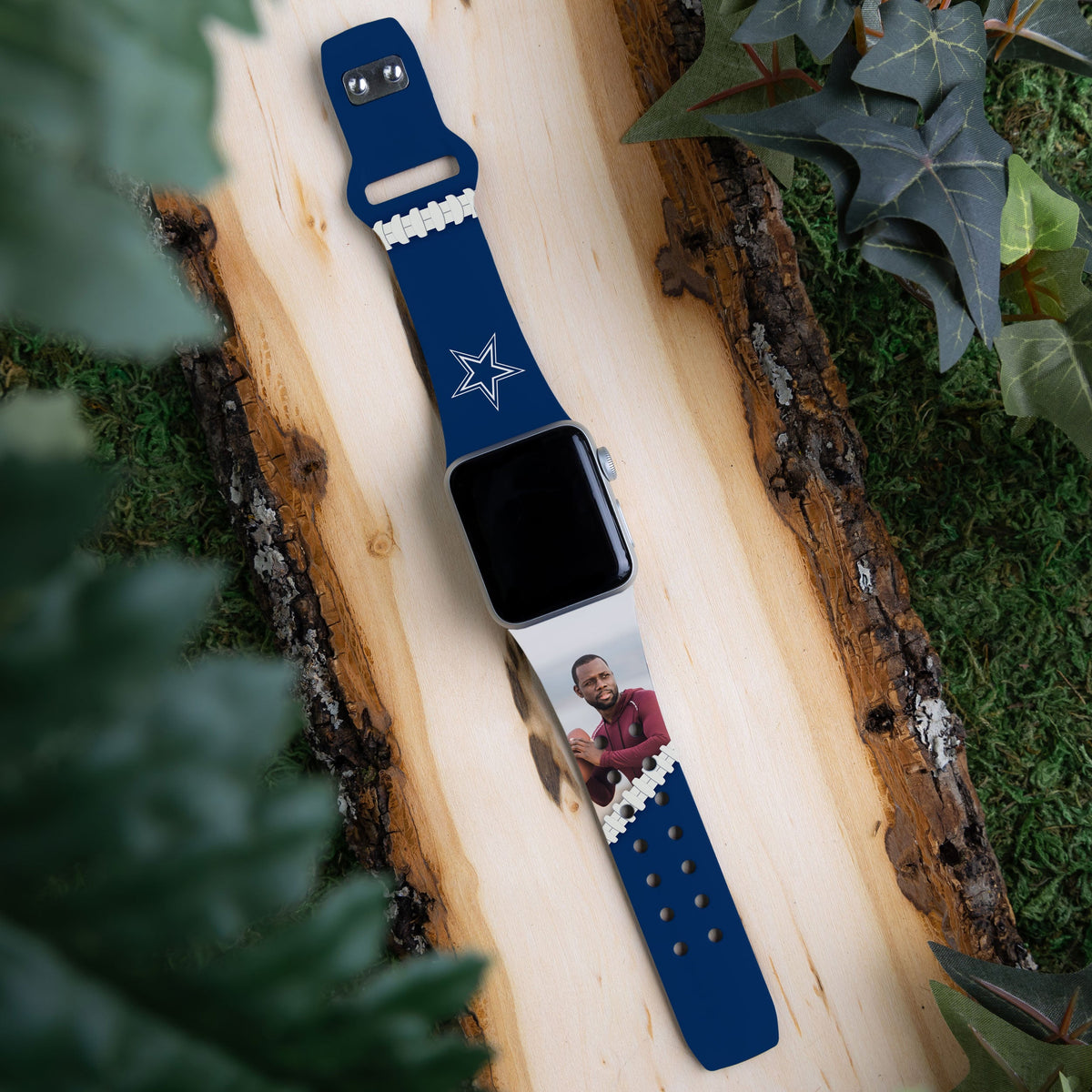 Dallas Cowboys Custom Photo HD Apple Watch Band