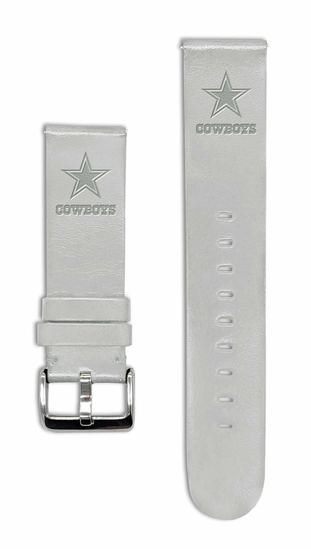 Dallas Cowboys Quick Change Leather Watch Band - USA Sewn - AffinityBands