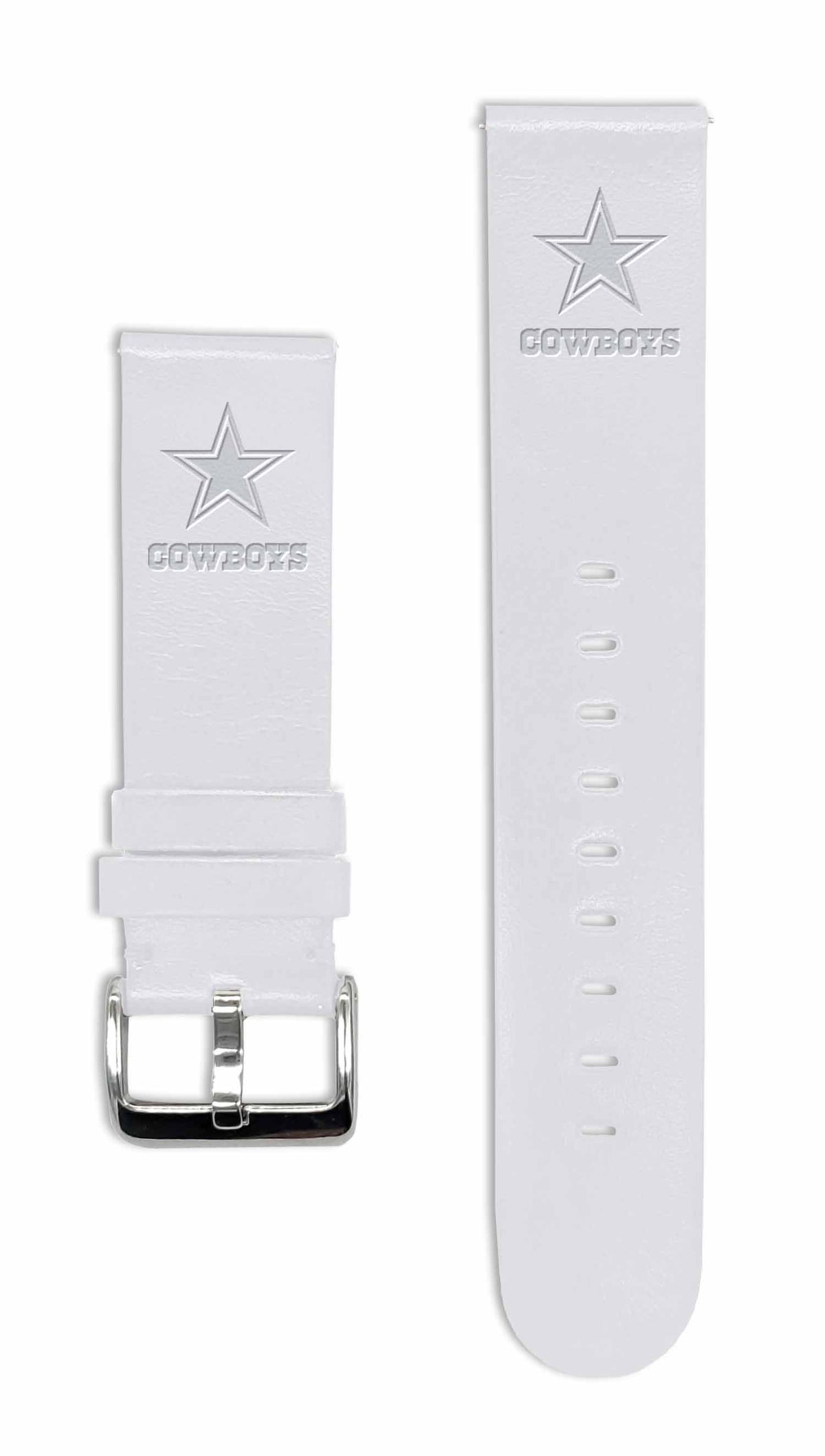 Dallas Cowboys Quick Change Leather Watch Band - USA Sewn - AffinityBands