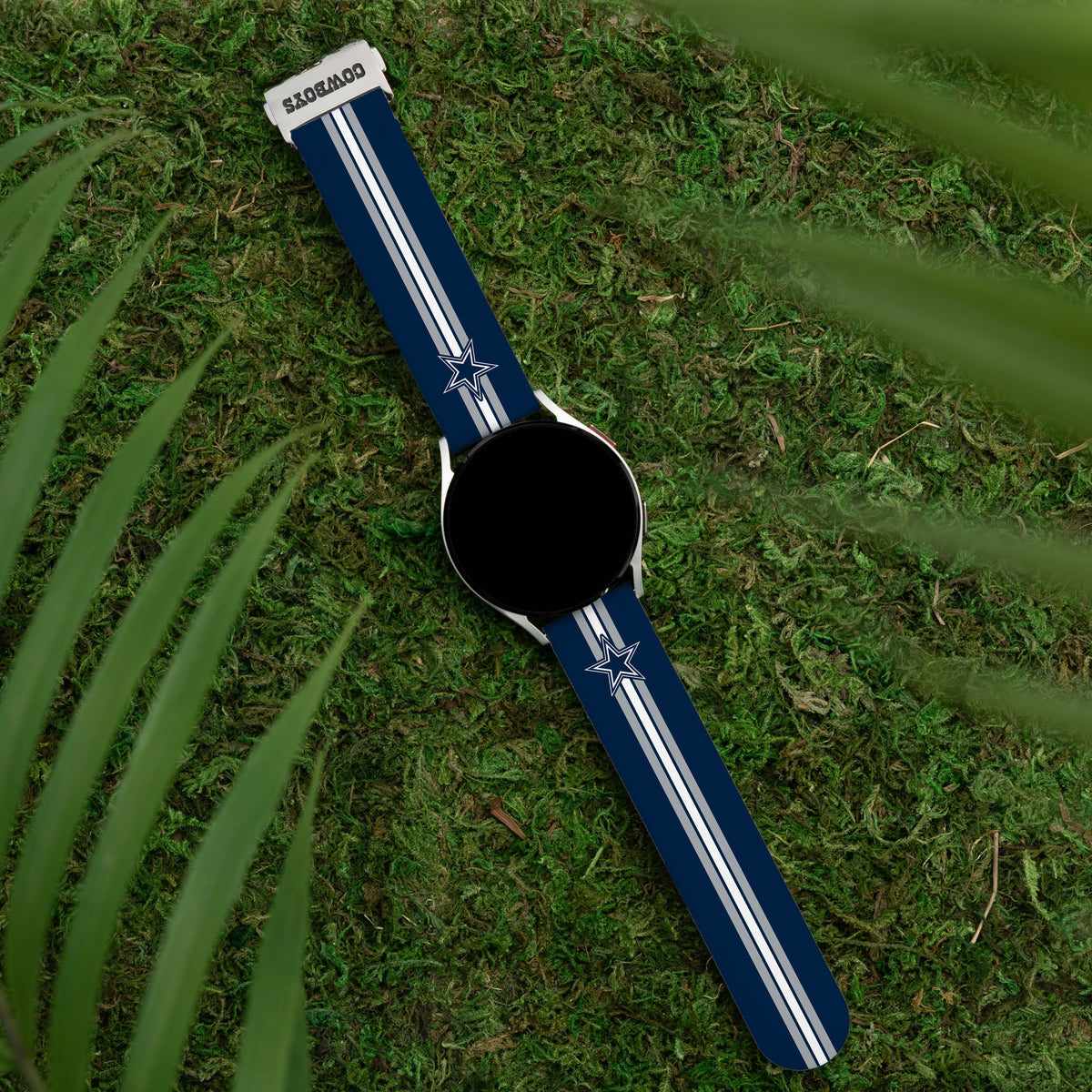 Game Time Dallas Cowboys Signature Series Quick Change Watch Band With Engraved Buckle