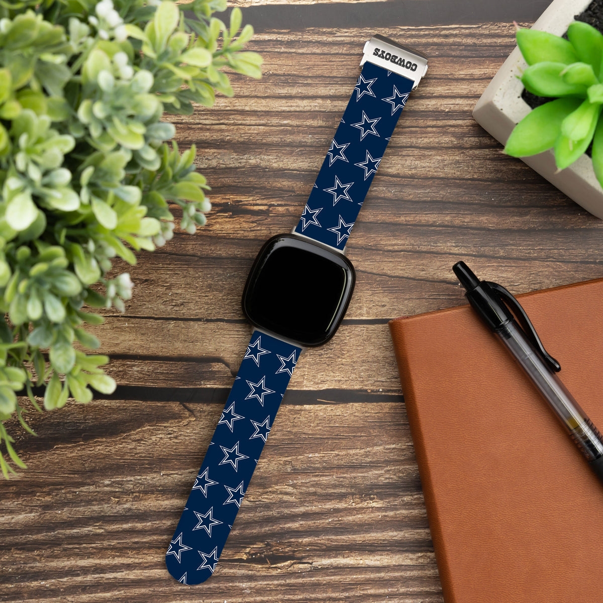 Dallas Cowboys Signature Series Fitbit Versa 3 &amp; Sense 1 Watch Band