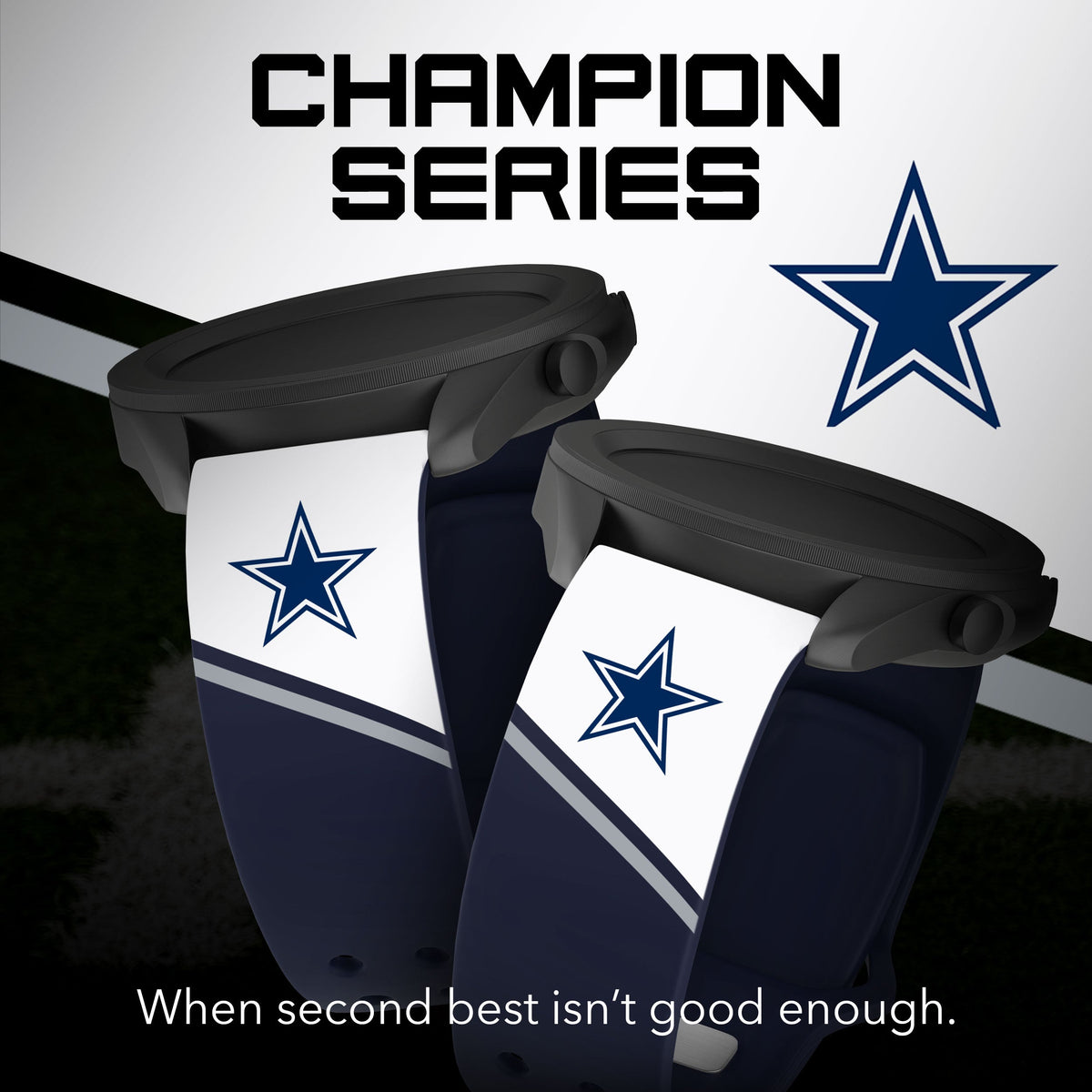 Dallas Cowboys HD Champion Series Samsung Galaxy Watch Band