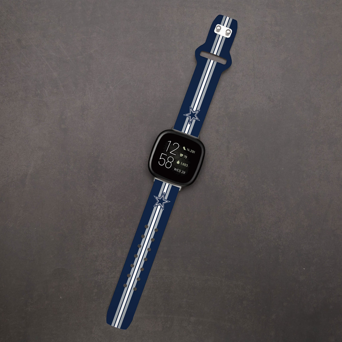 Game Time Dallas Cowboys HD Fitbit Versa 3 and Sense 1 Watch Band
