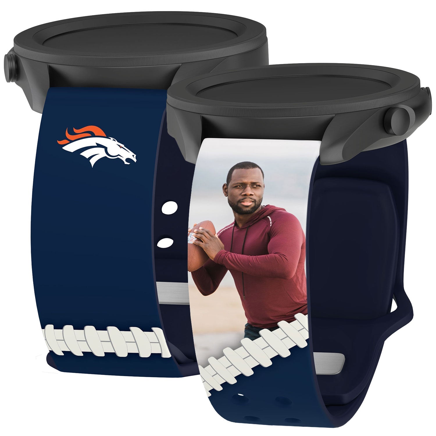 Denver Broncos Custom Photo HD Samsung Galaxy Watch Band