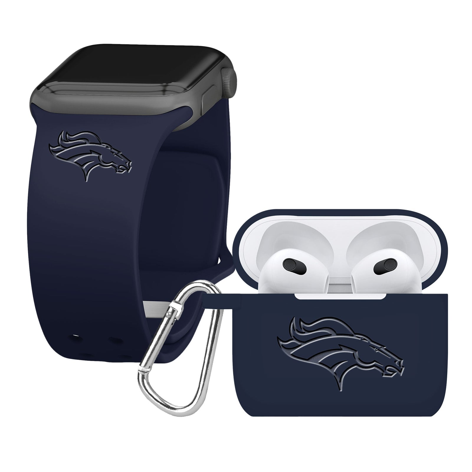 Game Time Denver Broncos Engraved Apple Gen 3 Combo Package