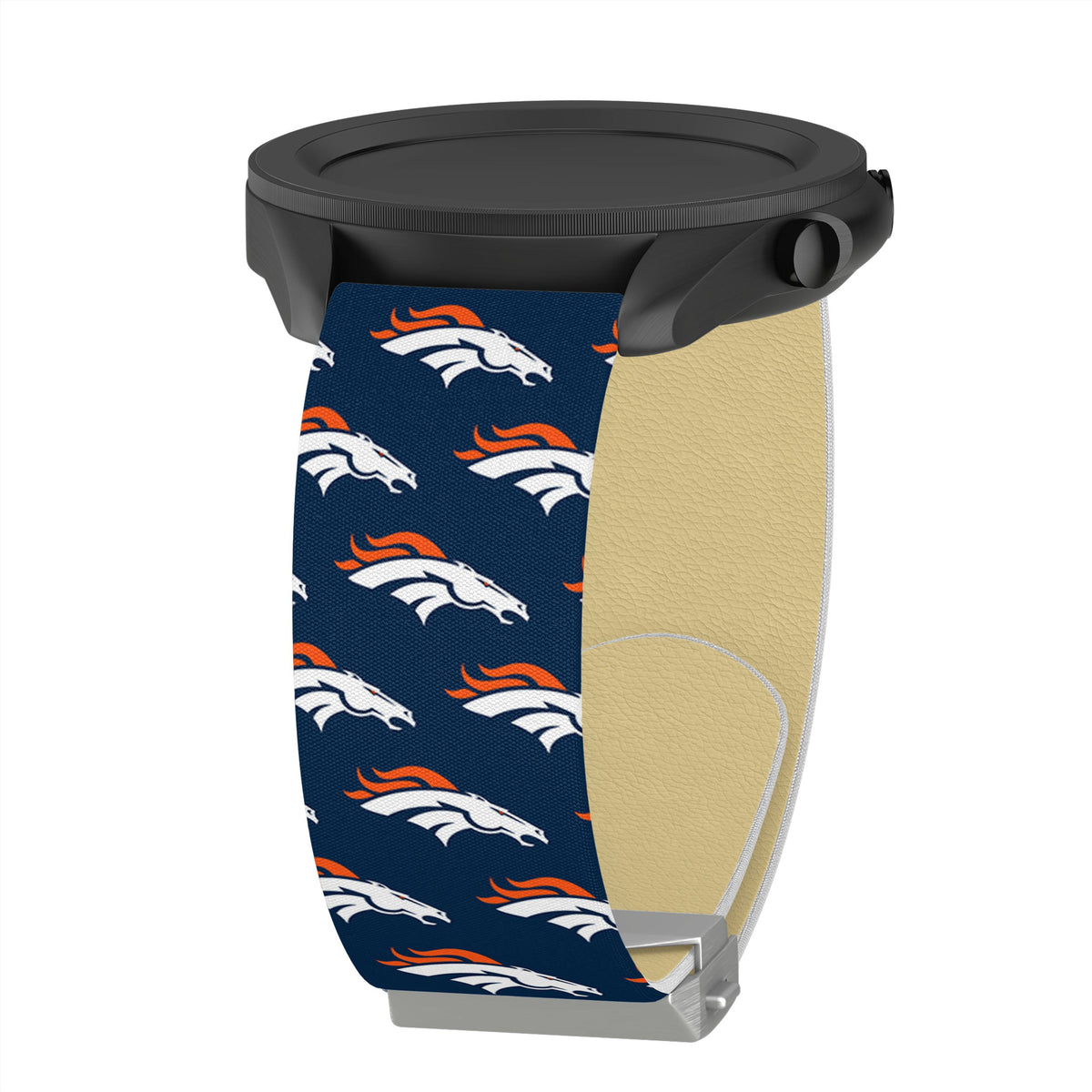 Game Time Denver Broncos Signature Series Quick Change Watch Band With Engraved Buckle