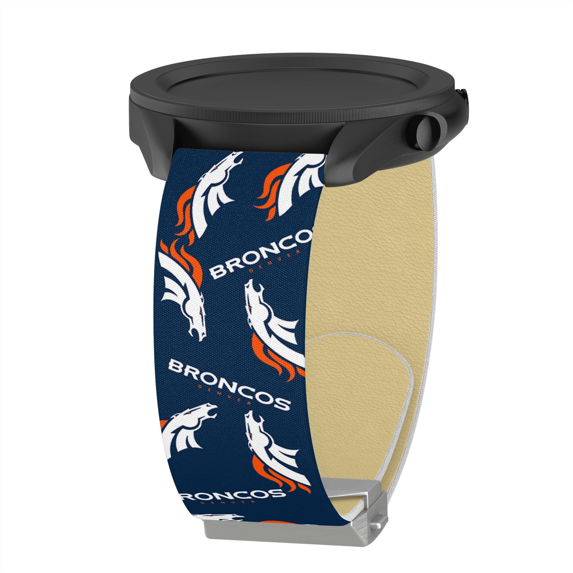 Game Time Denver Broncos Signature Series Quick Change Watch Band With Engraved Buckle