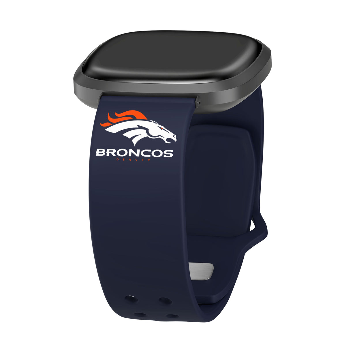 GAME TIME Denver Broncos HD Elite Edition Fitbit Versa 3 &amp; Sense Watch Band