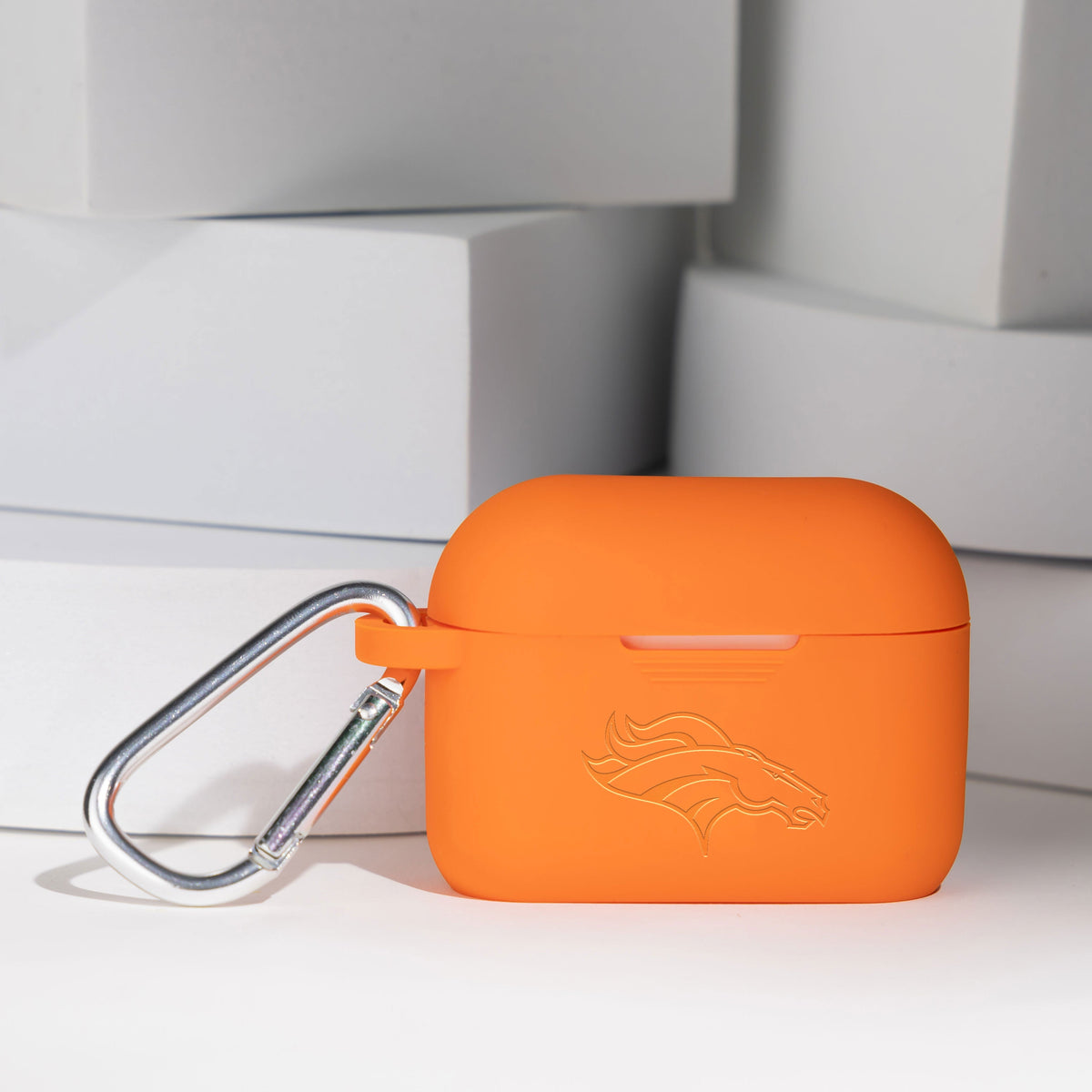 Game Time Denver Broncos Engraved AirPods Pro Silicone Case Cover