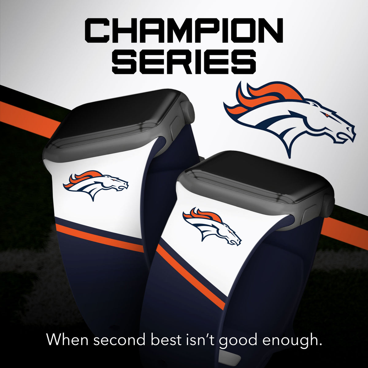 Denver Broncos HD Champion Series Apple Watch Band