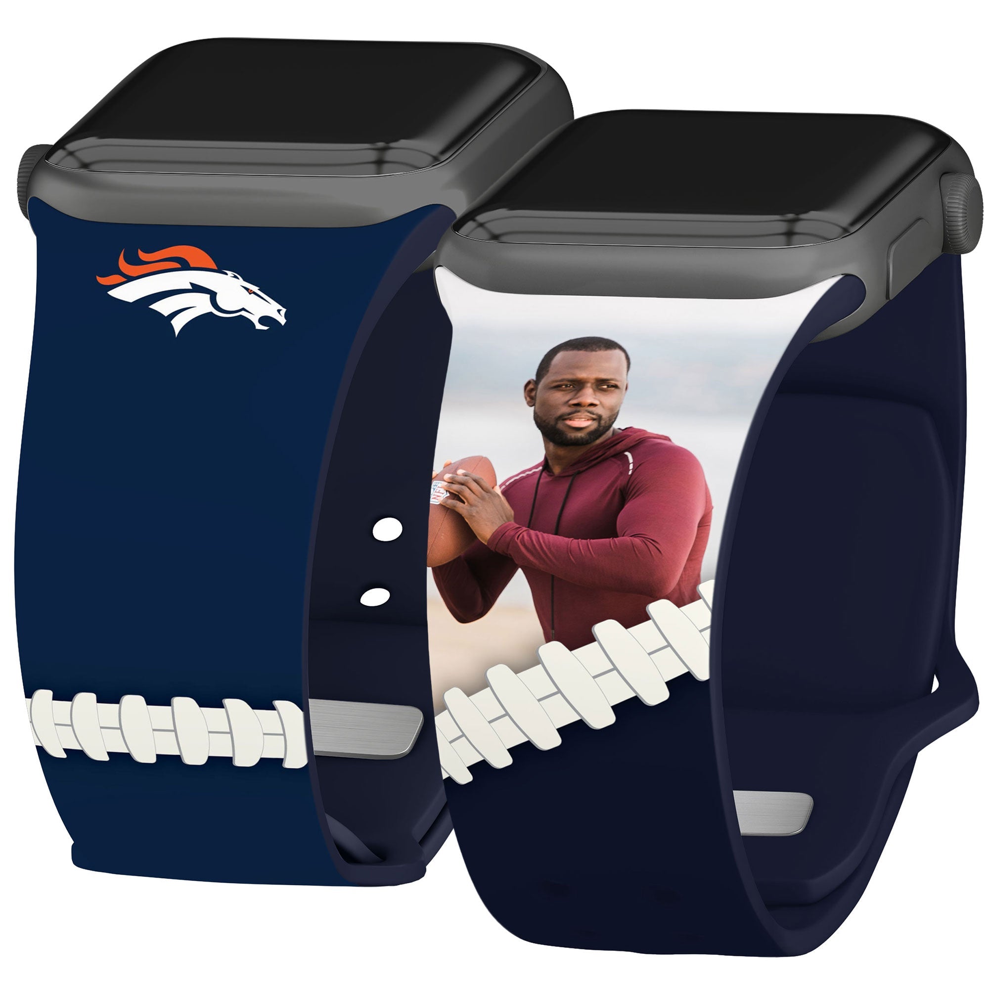 Denver Broncos Custom Photo HD Apple Watch Band