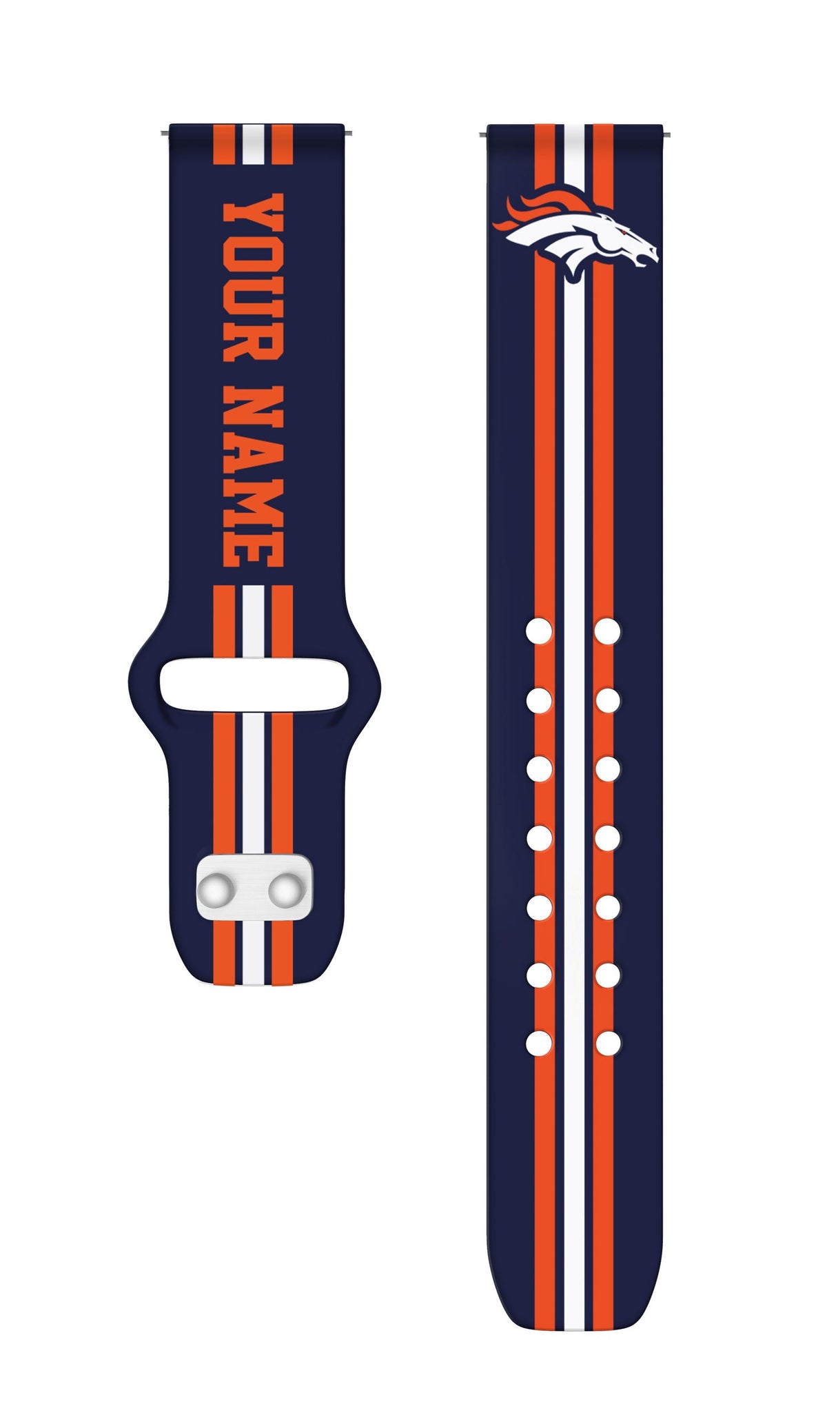 Denver Broncos Custom Name HD Watch Band