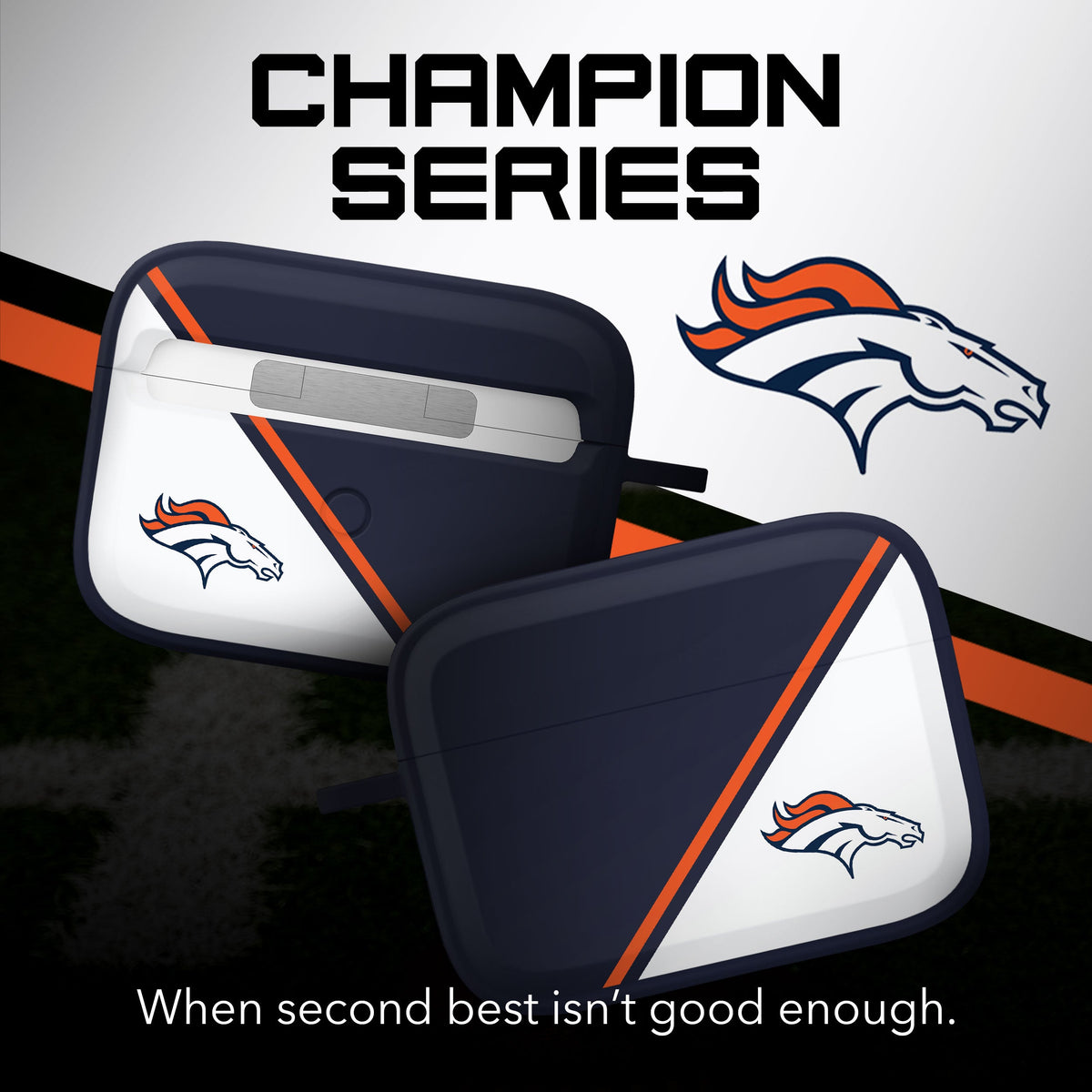 Denver Broncos HDX Champion Series Case Cover Compatible with Apple AirPods Pro