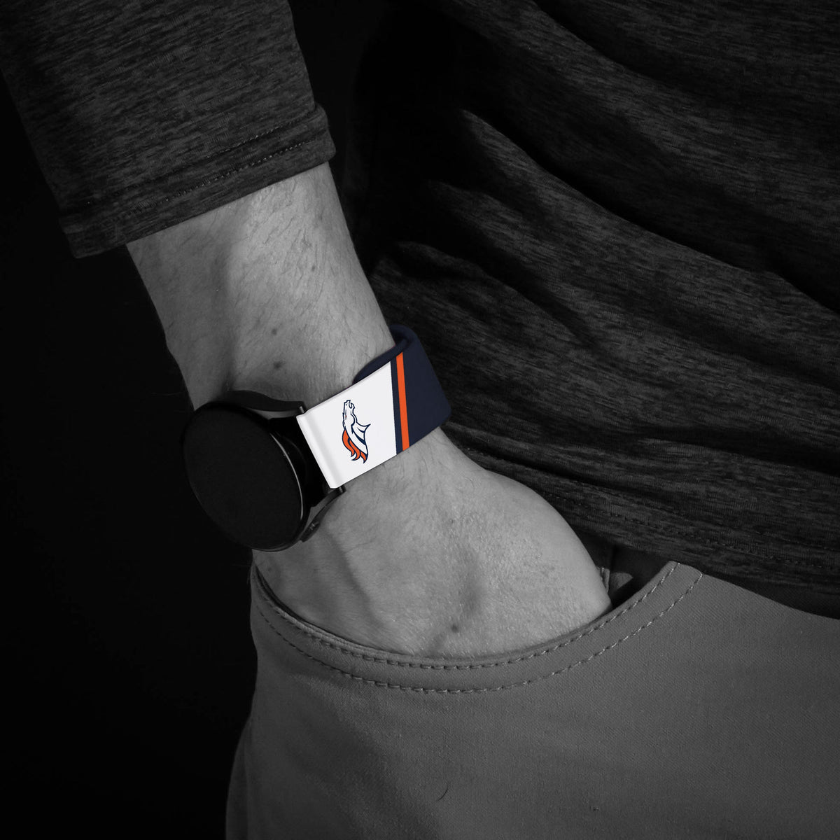 Denver Broncos HD Champion Series Samsung Galaxy Watch Band