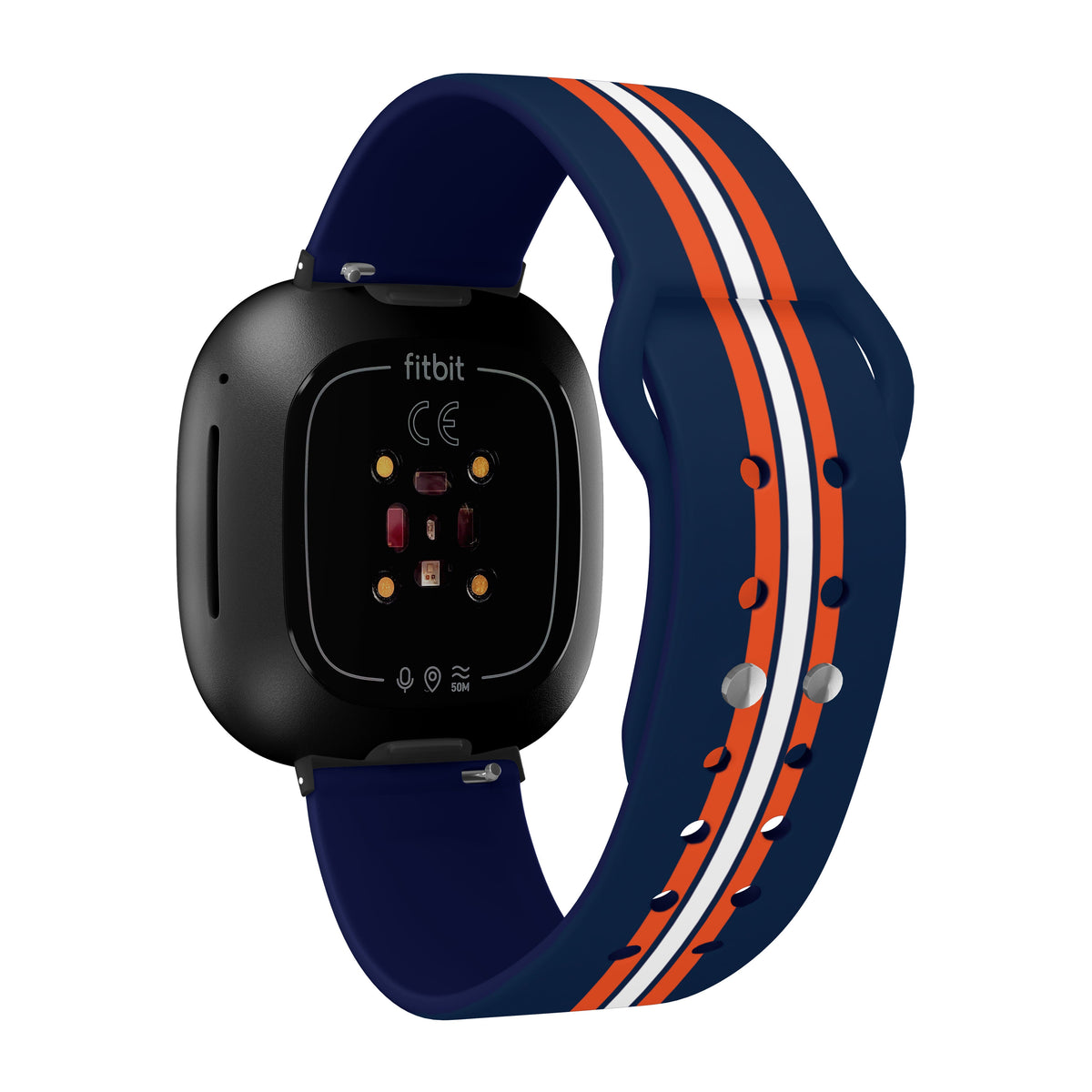 Game Time Denver Broncos HD Fitbit Versa 3 and Sense Watch Band