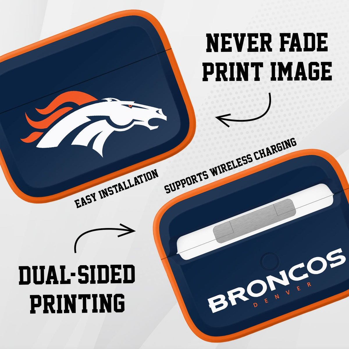 Denver Broncos HDX Apple AirPods Pro Case Cover