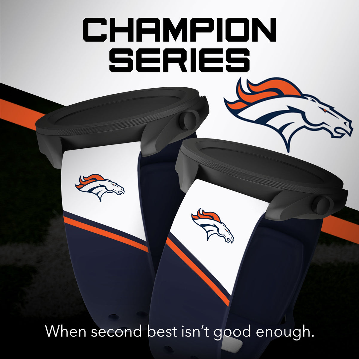 Denver Broncos HD Champion Series Samsung Galaxy Watch Band