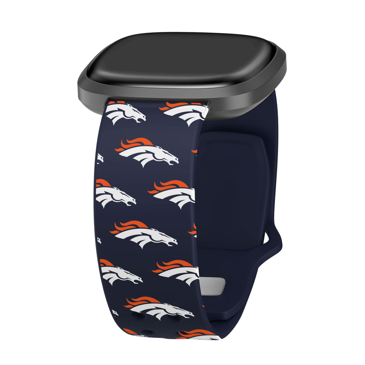 Game Time Denver Broncos HD Fitbit Versa 3 and Sense Watch Band