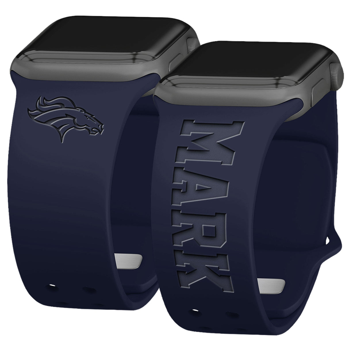 Denver Broncos Custom Engraved Apple Watch Band1