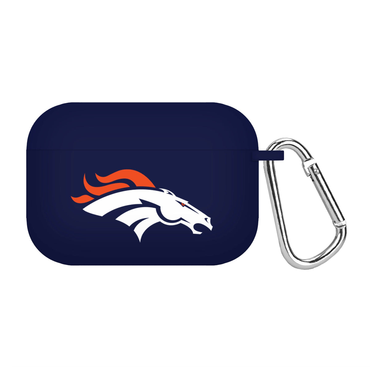 Denver Broncos Custom Name HD Apple AirPods Pro Case Cover (Navy)