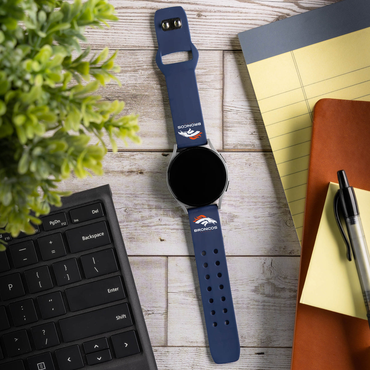 GAME TIME Denver Broncos HD Elite Edition Samsung Galaxy Watch Band