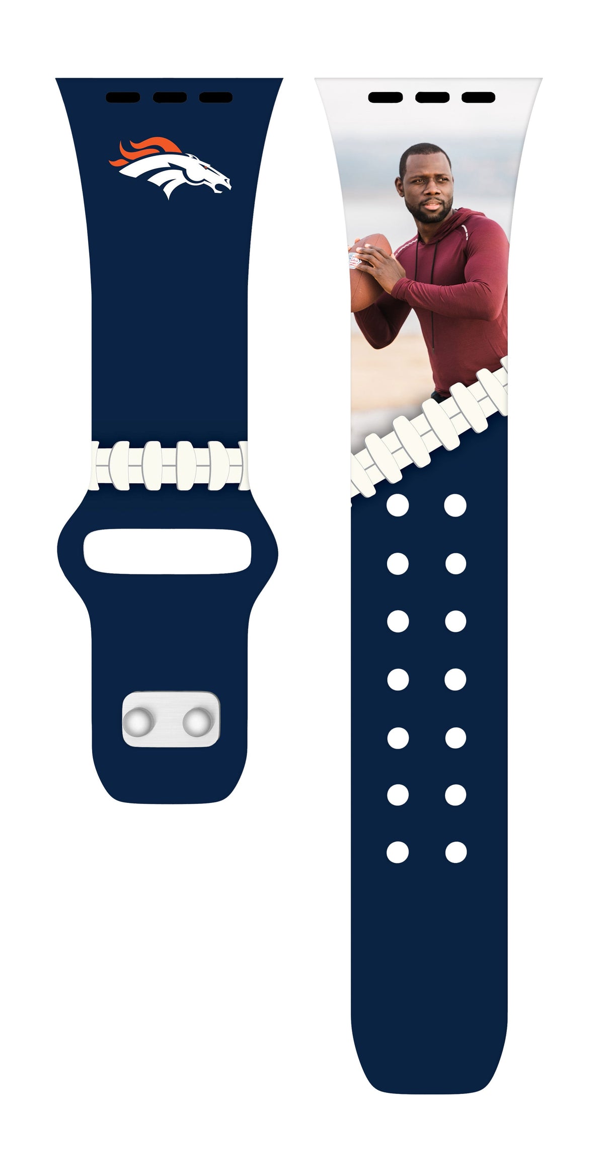 Denver Broncos Custom Photo HD Apple Watch Band