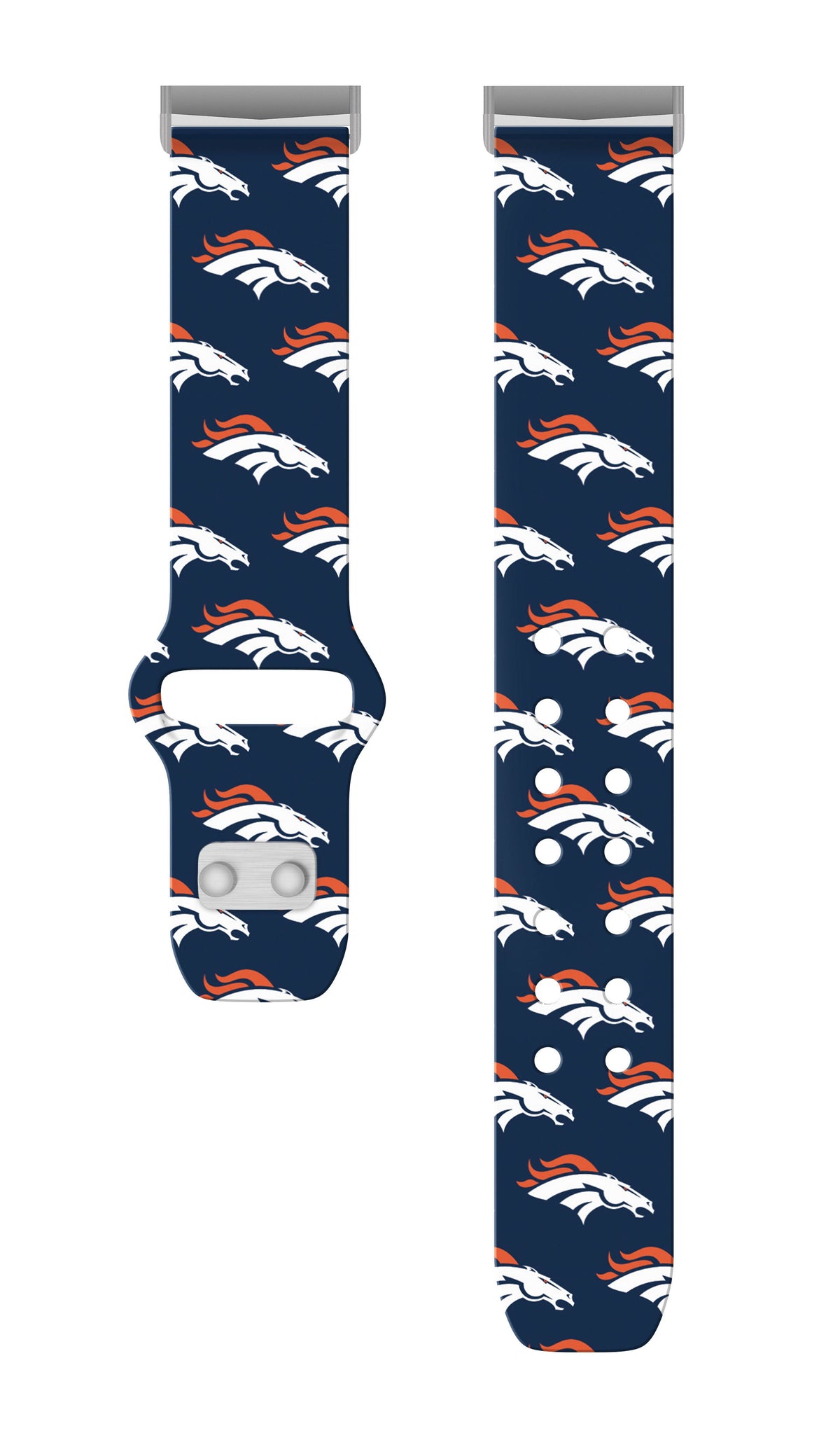 Game Time Denver Broncos HD Fitbit Versa 3 and Sense Watch Band