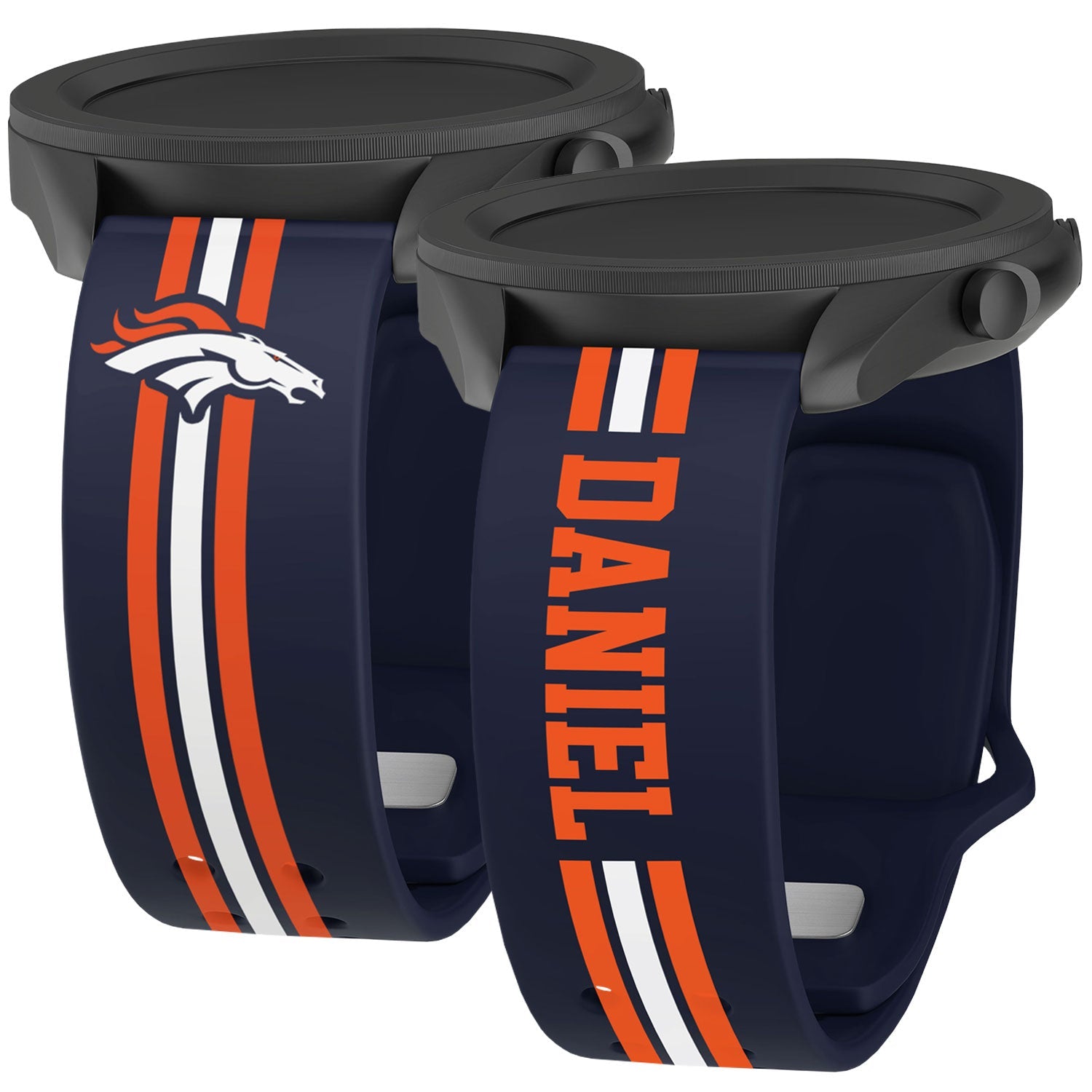 Denver Broncos Custom Name HD Watch Band